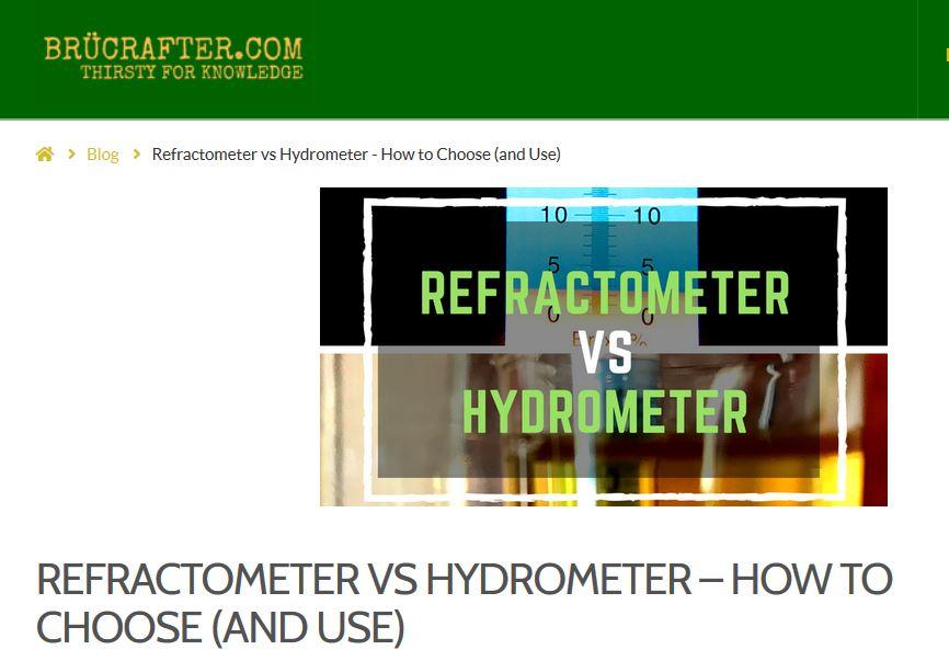 Refractometer vs Hydrometer How to Choose (and Use)
