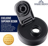 Fermentation Kit Lid for Wide Mouth Mason Jars (Jars Not Included) Black Fermenting Kit Accessories Brewing America
