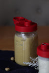 Glass Mason Jar Pitcher with Lid - Ball Jar, 1 Quart (32 oz) with Red Wide Mouth Mason Jar Pour Lid Serving Pitchers & Carafes Brewing America