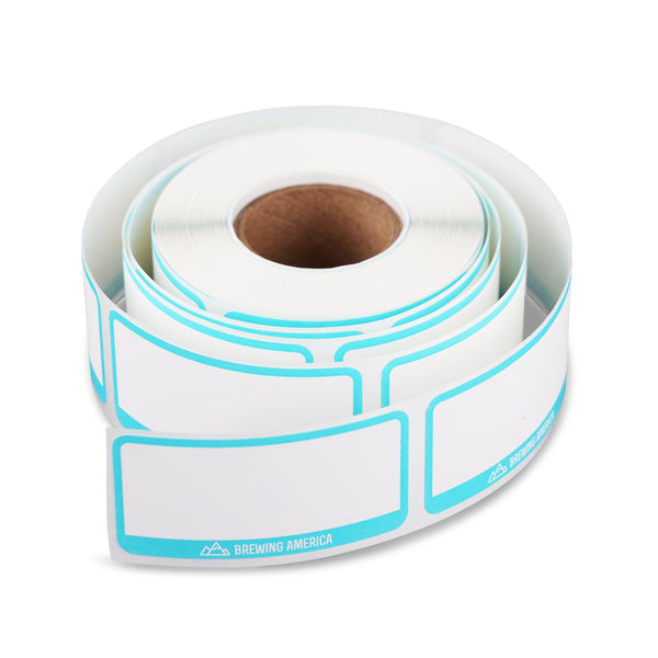 Dissolvable Food Labels for Food Containers Glass, Plastic or Metal No Scrubbing, No Residue - TEAL Accessories Brewing America