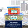 Dissolvable Food Labels for Food Containers Glass, Plastic or Metal No Scrubbing, No Residue - TEAL Accessories Brewing America