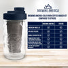 Cold Brew Coffee Maker Kit: Wide Mouth for Coffee, Infused Tea, Alcohol - 1 Quart 32 oz Old Glory Blue Cold Brew Coffee Maker Brewing America