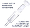 Brewing Airlock, 4 Fermentation Airlocks, Wine Airlock, Used for Brewing Wine, Sauerkraut, Pickles, Beer, Etc. Airlock Accessories Brewing America