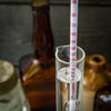 Hydrometer Alcohol Meter Test Kit Distilled Alcohol American-Made 0-200 Proof Pro Series Glass Jar Brewing America
