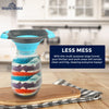 Kitchen Canning Funnel - Wide Mouth Mason Jars Collapsible Silicone for Food, Coffee, Jams - Teal Accessories Brewing America