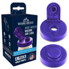 Mason Jar Lids Wide Mouth Plastic 4 Pack Leak Proof with Flip Cap Pouring Spout & Drink Hole Violet Purple Accessories Brewing America