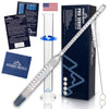Thermo-Hydrometer ABV Tester Triple Scale American-made Specific Gravity Hydrometer Thermometer KIT American Hydrometer Test Kits Brewing America