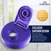 Mason Jar Lids Wide Mouth Plastic 4 Pack Leak Proof with Flip Cap Pouring Spout & Drink Hole Violet Purple Accessories Brewing America