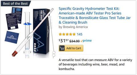 Brewing America Named Best of the Best Hydrometers
