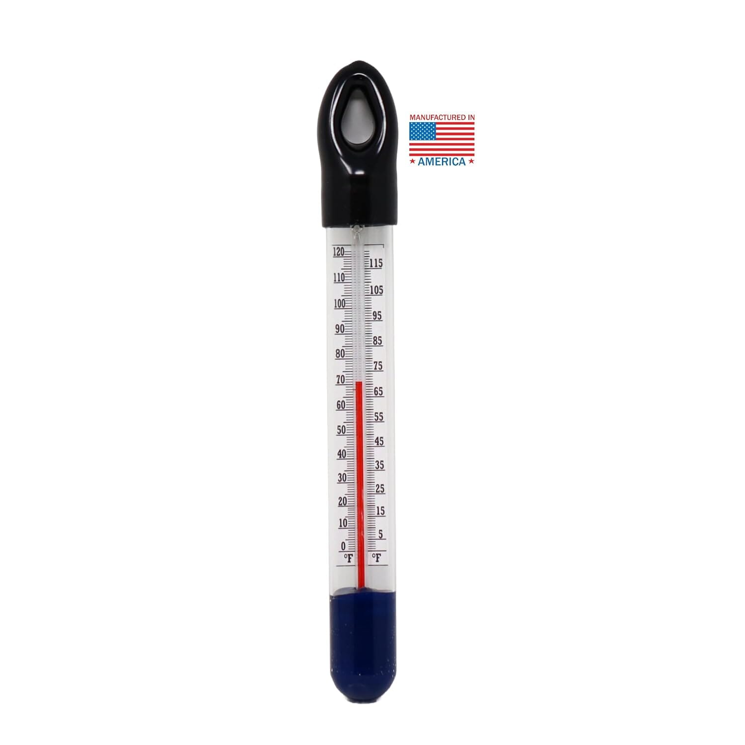 Glass Floating Thermometer Homebrew Beer Winemaking 0 to 122F Made in America Accessories Brewing America 