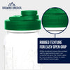 Pint and Half Jar with Pouring Lid, 1 Pint (24 oz) with Tractor Green Wide Mouth Azure Standard Mason Jar Pour Lid Serving Pitchers & Carafes Brewing America 