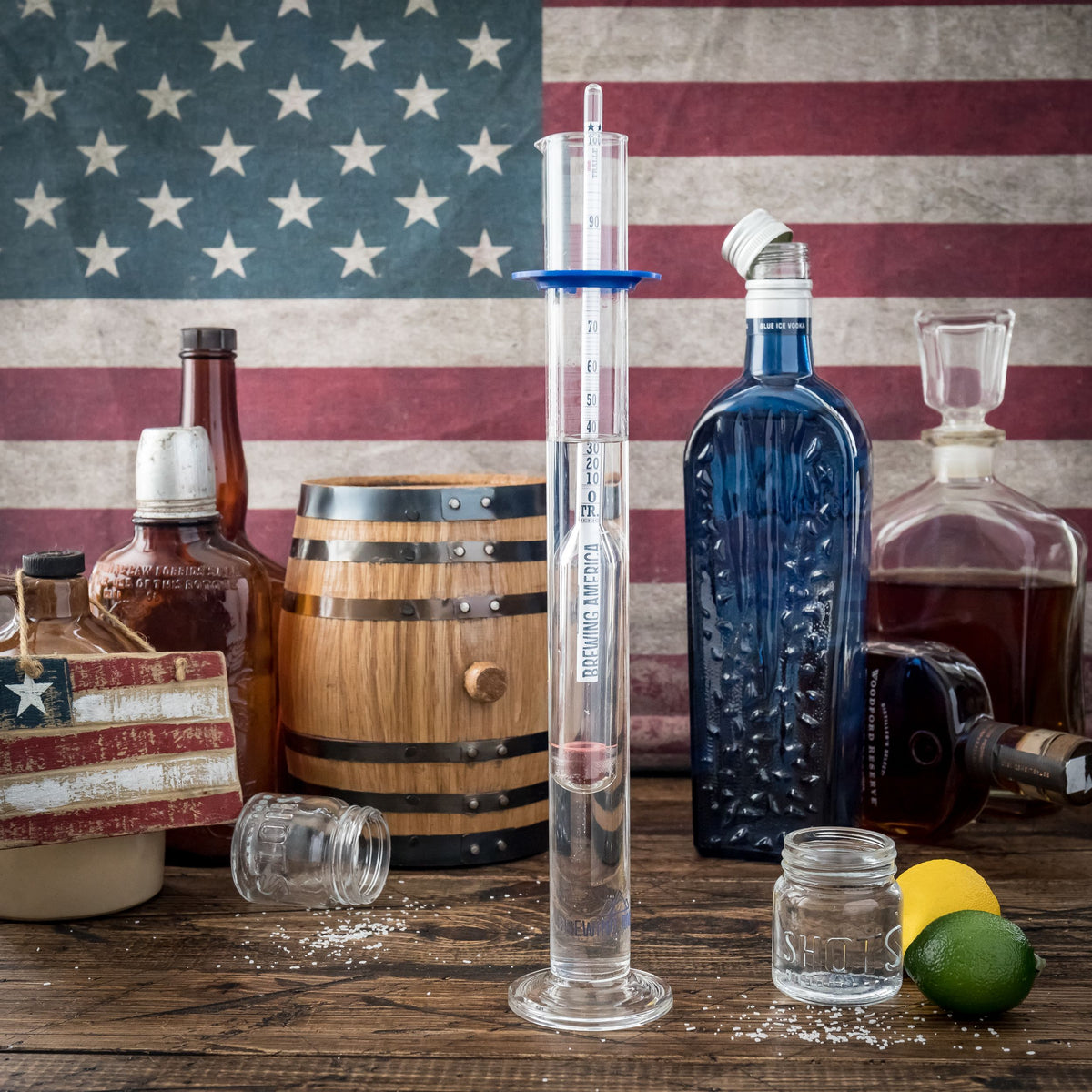 Hydrometer Test Kits, Fermentation, Mason Jar Lids at Brewing America