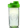 Pint & Half Jar with Lime Green Pouring Lid – Functional & Stylish Storage With Wide Mouth Azure Standard Mason Jar 24 Ounce 1-Pack Serving Pitchers & Carafes Brewing America 