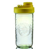 Pint & Half Jar with Yellow Pouring Lid – Functional & Stylish Storage With Wide Mouth Azure Standard Mason Jar 24 Ounce 1-Pack Serving Pitchers & Carafes Brewing America 