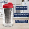 Cold Brew Coffee Maker Kit: Wide Mouth for Coffee, Infused Tea, Alcohol - 1 Quart 32 oz Old Glory Red Cold Brew Coffee Maker Brewing America 