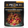 Peak Refuel Mountain Berry Granola & Rice Milk Vegan Freeze Dried Food 5.07oz Prepared Meals & Entrées Brewing America 