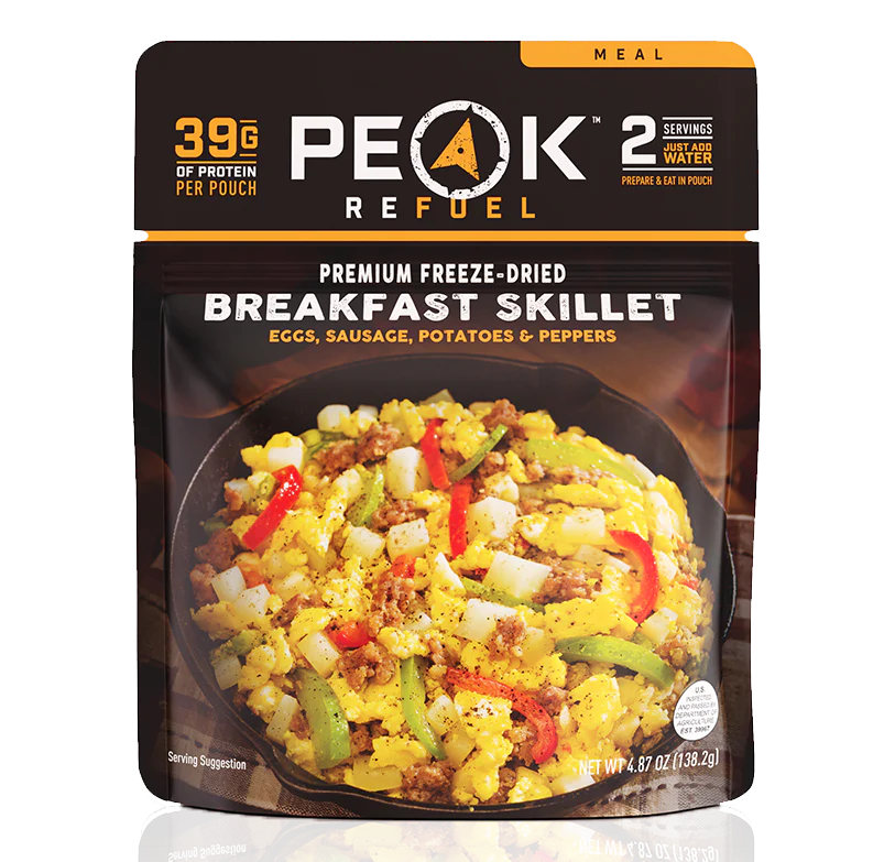 Peak Refuel Breakfast Skillet Freeze Dried Food 4.87 oz Prepared Meals & Entrées Brewing America 