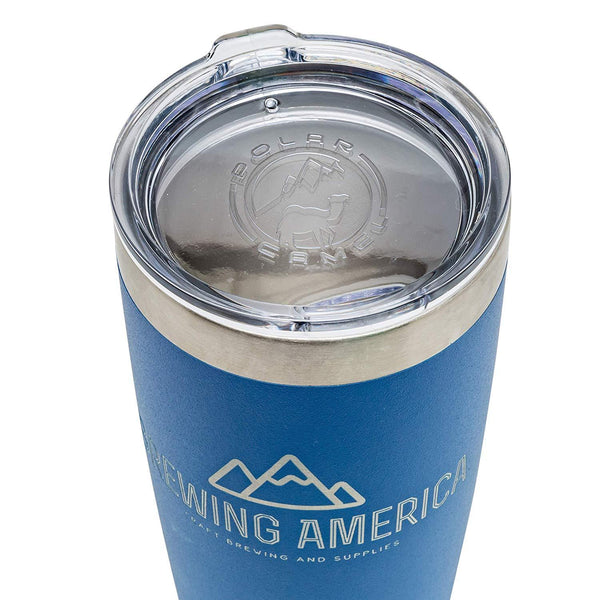 20oz Stainless Steel Tumbler - Travel Cup with Lid - Double Wall, Vacuum Insulated Accessories Brewing America 